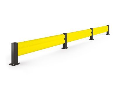 ELD MPM Rugalmas Ütközésvédelem Raklapos Állvány Oszlopvédő Bflex.Com/1 Modular