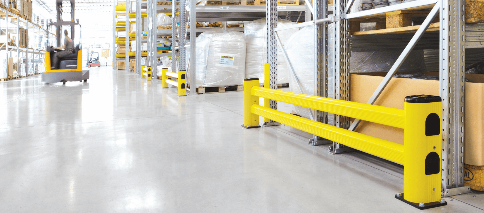 ELD MPM Rugalmas Ütközésvédelem Raklapos Állvány Oszlopvédő